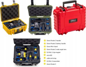 Walizka foto B&W Cases Walizka B&W Typ 500 do DJI Osmo Pocket 3 (limonkowa) 2