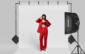 Zestaw studyjny Neewer Zestaw ze stojakiem na tło fotograficzne Neewer 2