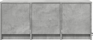 vidaXL Szafka TV z LED, szarość betonu, 97x34x40 cm 4