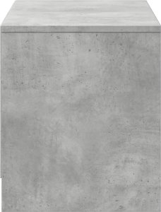 vidaXL Szafka TV z LED, szarość betonu, 97x34x40 cm 5