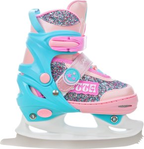 Rolki Raven Inlineskates Rolki Łyżwy Wrotki Regulowane 4w1 RAVEN Etta 27-30 Kółka LED 2