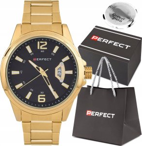 Zegarek Perfect Zegarek męski PERFECT M103-03 złoty czt 5