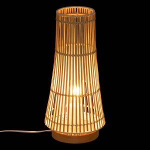 Atmosphera Lampa stołowa bambusowa MAHE, 38 cm 2