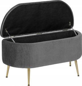 Atmosphera Siedzisko do przedpokoju ze schowkiem SOLARO, 100 x 40 x 53 cm 2