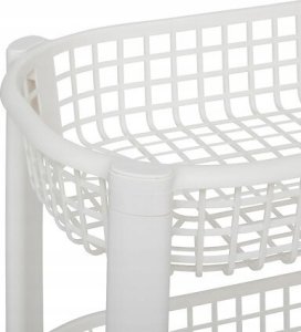 5five Wózek kuchenny na kółkach BASKET, plastikowy, 46,5 x 25,5 x 79 cm 3