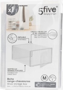 5five Przezroczyste pudełko na buty STAK, 23,2 x 33,5 x 14 cm 5