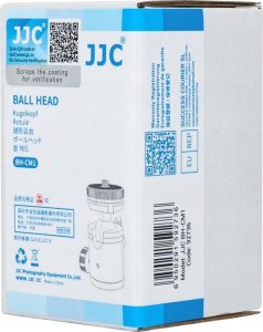 Głowica JJC Głowica Kulowa 3D Aluminium na Gwint 1/4'' Podziałka Skala do Aparat Kamera / BH-CM1 9