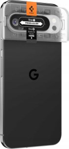 Spigen OSŁONA APARATU SPIGEN OPTIK.TR ”EZ FIT” CAMERA PROTECTOR 2-PACK GOOGLE PIXEL 9 PRO CRYSTAL CLEAR 8