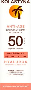 KOLASTYNA OPALANIE KOLASTYNA Krem ochronny do twarzy - Anti Age SPF50  50ml 4