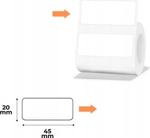 Niimbot Niimbot štítky R 45x20mm 320ks Bílé pro B21, B21S, B3, B1S 1