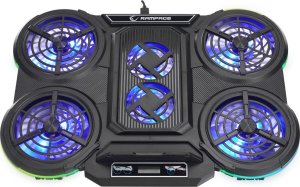 Podstawka chłodząca Rampage PROTE R6 10-17", RGB, regulowana 3