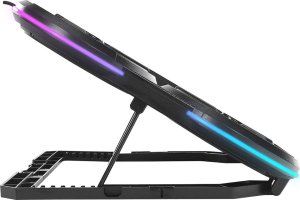 Podstawka chłodząca Rampage PROTE R6 10-17", RGB, regulowana 5