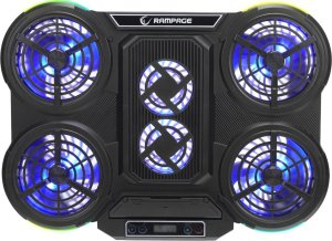 Podstawka chłodząca Rampage PROTE R6 10-17", RGB, regulowana 6