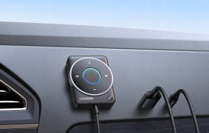 Ugreen Adapter Bluetooth 5.4 UGREEN CM723, USB-A + mini jack 3.5mm, wbudowany mikrofon czarny 2