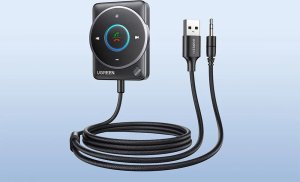 Ugreen Adapter Bluetooth 5.4 UGREEN CM723, USB-A + mini jack 3.5mm, wbudowany mikrofon czarny 6