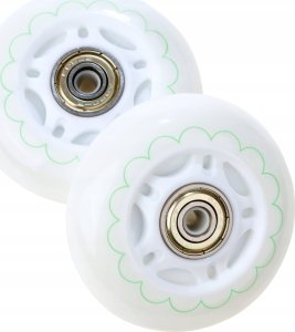 Raven Inlineskates 8x Świecące kółka LED do rolek RAVEN Mireia Orange/White 70mm PU 3