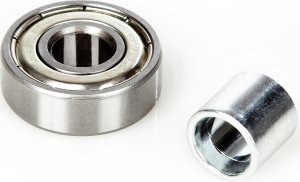 Raven Inlineskates 8x Świecące kółka LED do rolek RAVEN Mireia Orange/White 70mm PU 6