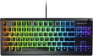 Klawiatura SteelSeries Seria SteelSeries | Klawiatura do gier | Apex 3 bez klawiatury numerycznej | | Klawiatura do gier | Przewodowe | Światło LED RGB | NORD | Ciche przełączniki 1