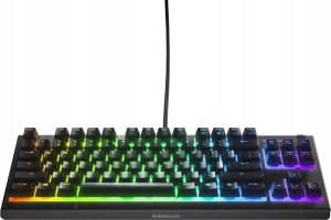 Klawiatura SteelSeries Seria SteelSeries | Klawiatura do gier | Apex 3 bez klawiatury numerycznej | | Klawiatura do gier | Przewodowe | Światło LED RGB | NORD | Ciche przełączniki 4