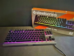 Klawiatura SteelSeries Seria SteelSeries | Klawiatura do gier | Apex 3 bez klawiatury numerycznej | | Klawiatura do gier | Przewodowe | Światło LED RGB | NORD | Ciche przełączniki 10