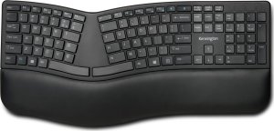 Klawiatura Kensington Kensington Pro Fit Ergo klawiatura Uniwersalne RF Wireless + Bluetooth QWERTY British English Czarny 13