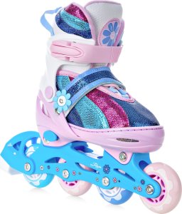 Rolki Raven Inlineskates Rolki Łyżwy figurowe 2w1 Regulowane RAVEN Senia 27-30 5