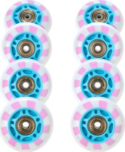 Raven Inlineskates 8x Świecące kółka LED do rolek RAVEN Caramell 70mm PU 1