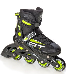 Rolki Raven Inlineskates Rolki Regulowane RAVEN Profession Black/Lime 28-32 2