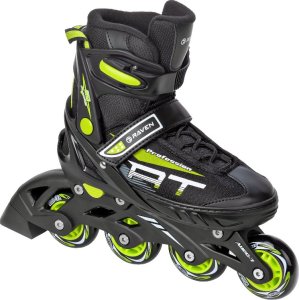 Rolki Raven Inlineskates Rolki Regulowane RAVEN Profession Black/Lime 28-32 6
