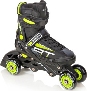 Rolki Raven Inlineskates Rolki Wrotki Łyżwy 4w1 Regulowane RAVEN Profession Black/Lime 28-32 6