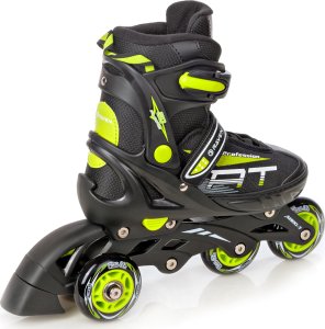 Rolki Raven Inlineskates Rolki Wrotki Łyżwy 4w1 Regulowane RAVEN Profession Black/Lime 28-32 7
