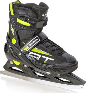 Rolki Raven Inlineskates Rolki Wrotki Łyżwy 4w1 Regulowane RAVEN Profession Black/Lime 28-32 8