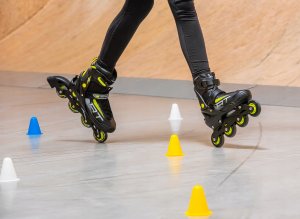 Rolki Raven Inlineskates Rolki Łyżwy figurowe 2w1 Regulowane RAVEN Profession Black/Lime 28-32 8