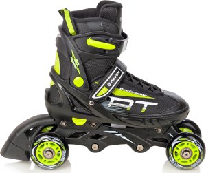 Rolki Raven Inlineskates Rolki Wrotki 3w1 Regulowane RAVEN Profession Black/Lime 31-35 2