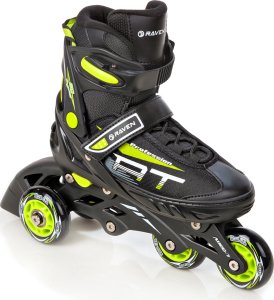 Rolki Raven Inlineskates Rolki Wrotki 3w1 Regulowane RAVEN Profession Black/Lime 31-35 7