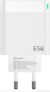 Ładowarka Jellico Ładowarka Sieciowa Szybkie Ładowanie 65W 2xUSB-C USB3.0   Kabel USB-C 5