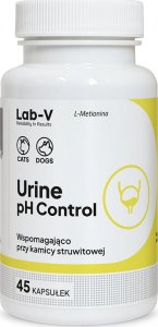 LAB V LAB-V Urine pH Control  Wsparcie dla psów i kotów przy kamicy struwitowej 45 kapsułek 1