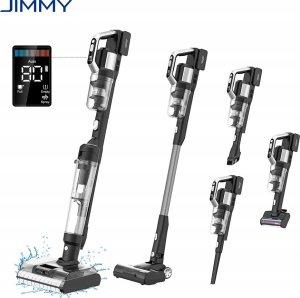 Odkurzacz pionowy Jimmy Jimmy | Vacuum Cleaner and Washer | PW11 Pro Max | Cordless operating | Washing function | 460 W | 21.6 V | Operating time (max) 80 min | Silver/Black | Warranty 24 month(s) 1