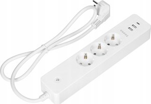 Orno ORNO TUYA EXTENSION CORD 3 SOCKETS WITH GROUNDING 2x USB SMART WI-FI WHITE 1