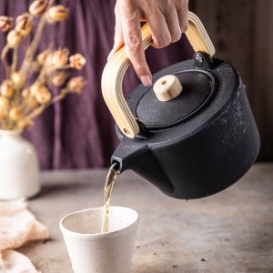 KingHoff ZAPARZACZ ŻELIWNY DZBANEK 1,3L Z FILTREM KH-1845 6
