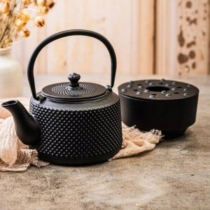 KingHoff ZAPARZACZ ŻELIWNY DZBANEK 0,8L Z FILTREM I PODGRZEWACZEM KINGHOFF KH-1847 11