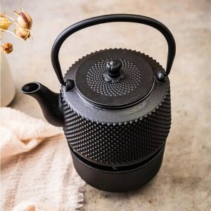 KingHoff ZAPARZACZ ŻELIWNY DZBANEK 0,8L Z FILTREM I PODGRZEWACZEM KINGHOFF KH-1847 6