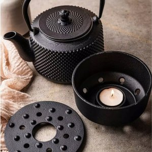 KingHoff ZAPARZACZ ŻELIWNY DZBANEK 0,8L Z FILTREM I PODGRZEWACZEM KINGHOFF KH-1847 8