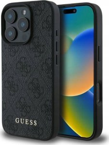 Guess Guess GUHCP16LG4GFGR iPhone 16 Pro 6.3" czarny/black hardcase 4G Classic 1