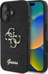 Guess Guess GUHCP16MHG4SGK iPhone 16 Plus 6.7" czarny/black hardcase Fixed Glitter Big 4G 1