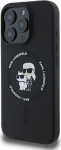 Karl Lagerfeld KLHMP16XSCMKCRHK iPhone 16 Pro Max 6.9" czarny hardcase Silicone KC Heads Ring MagSafe 3