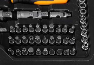 Zestaw narzędzi JCB JCB ZESTAW KLUCZY 218el. 1/2" 3/8" 1/4" 13