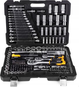 Zestaw narzędzi JCB JCB ZESTAW KLUCZY 218el. 1/2" 3/8" 1/4" 14