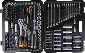 Zestaw narzędzi JCB JCB ZESTAW KLUCZY 218el. 1/2" 3/8" 1/4" 15