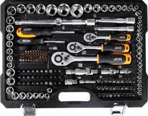 Zestaw narzędzi JCB JCB ZESTAW KLUCZY 218el. 1/2" 3/8" 1/4" 7